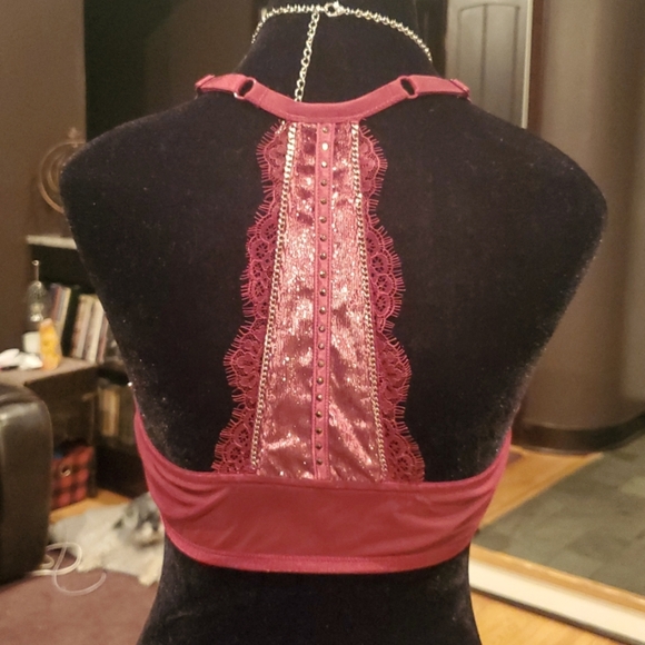 Victoria's Secret Racerback Burgundy Bra. Size 36C - Picture 2 of 6